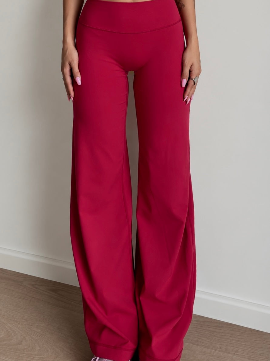 Wide Leg Leggings- Very Berry | PRZEDSPRZEDAŻ