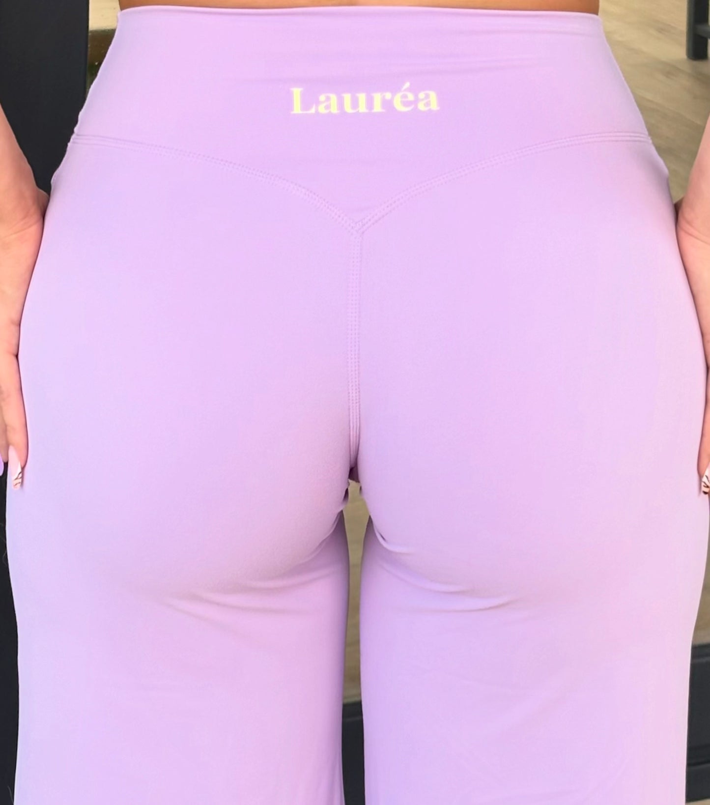 Wide Leg Leggings- Lavender Sun